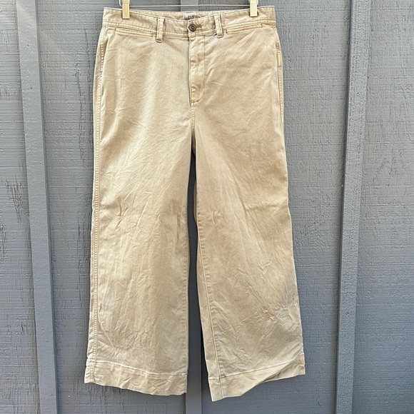 GAP Pants - Gap High Rise Wide Leg Crop Pant